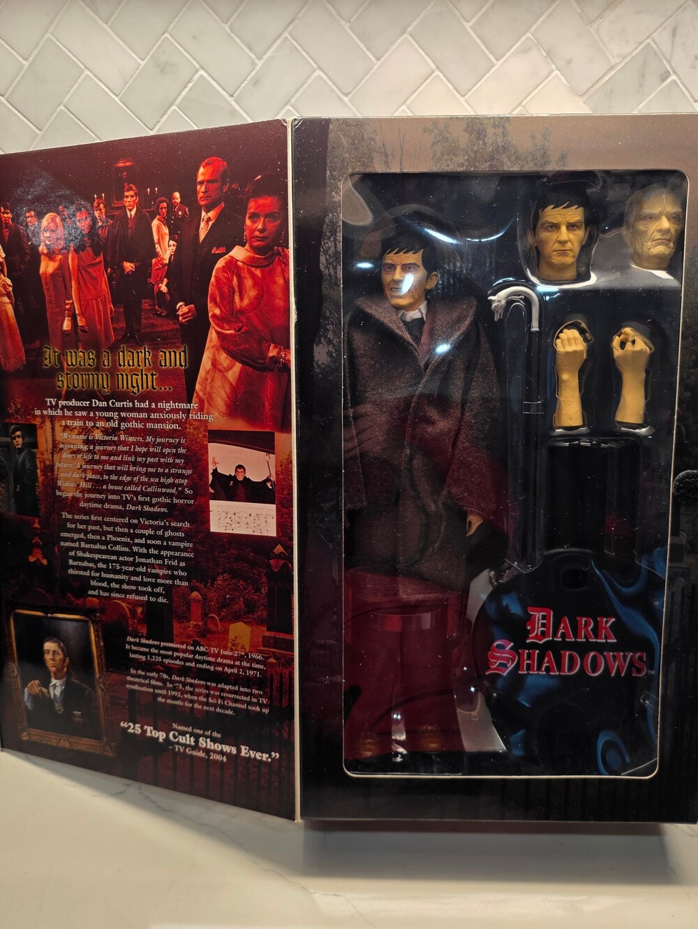 Majestic Studios Dark Shadows Barnabas Collins Vampire 12" Figure Boxed Complete